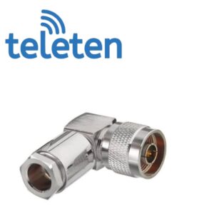 N Type Male To Female Angle Clamp Connector