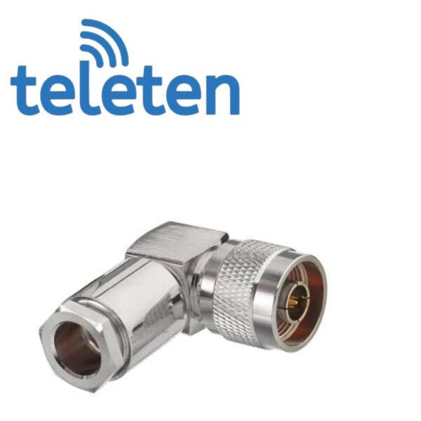 N Type Male To Female Angle Clamp Connector