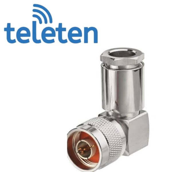 N Type Male To Female Angle Clamp Connector