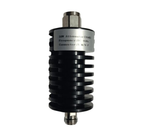 ATT 30DB 50W N M/F 3GHZ