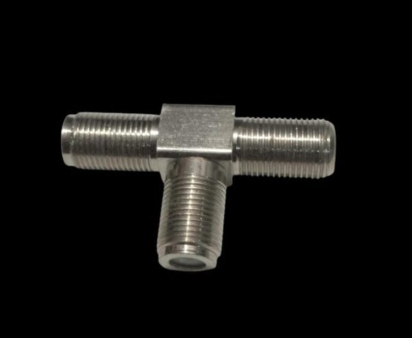 T TYPE F (F-F-F) ADAPTOR 3GHZ