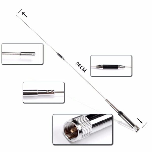 VHF/UHF antenna NL770R - Taiwan 3.4/5.4 dbi
