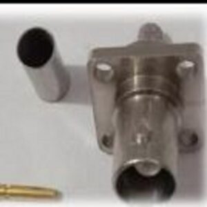 BNC F 4 HOLE LMR 200 CRIMP