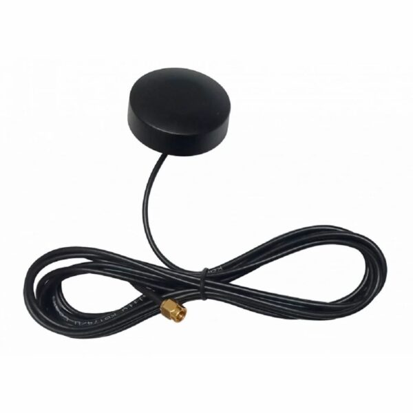 2.4GHz/ Wi-Fi 5dBi Screwable Puck Antenna with RG174 Cable (L-3Mtr) SMA (M) St. Connector (46mm)