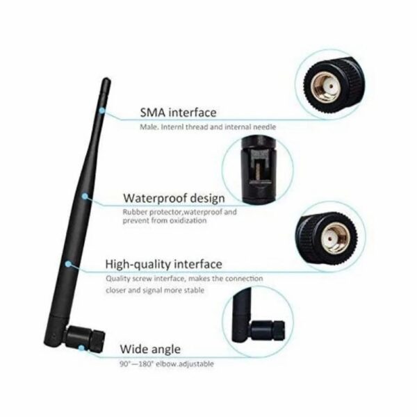 Wireless 6dBi High-Gain WiFi Antenna