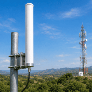 omni fiberglass directional antenna frequency 330-512 bandwith 10mhz gain 6 dbi